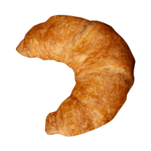 Large Butter Croissant Bent Fully Baked