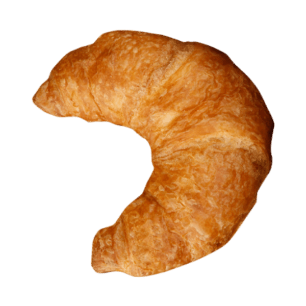 Large Butter Croissant Bent Fully Baked